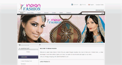 Desktop Screenshot of latestindianfashion.com